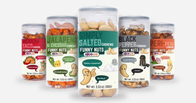 Funny nuts cashews