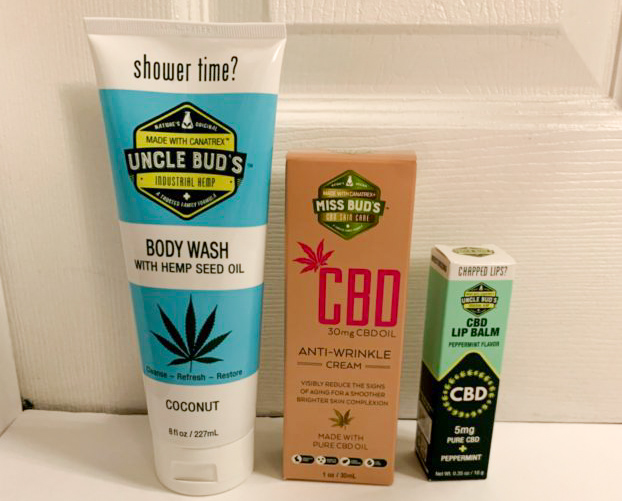 Uncle bud's body wash, anti-wrinkle cream and lip balm review