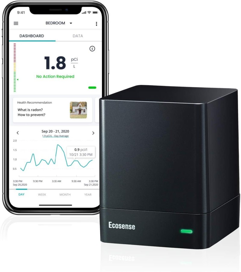 EcoQube radon detector