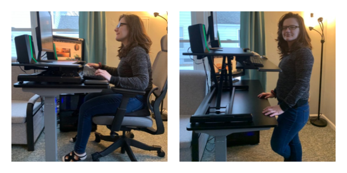 Victor high rise compact standing desk review