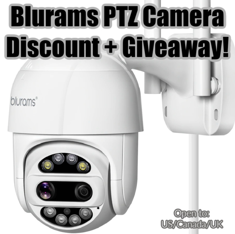 Blurams PTZ Camera Review, Discount, + Giveaway