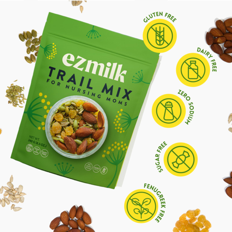 EZMILK is a natural, filling trail mix