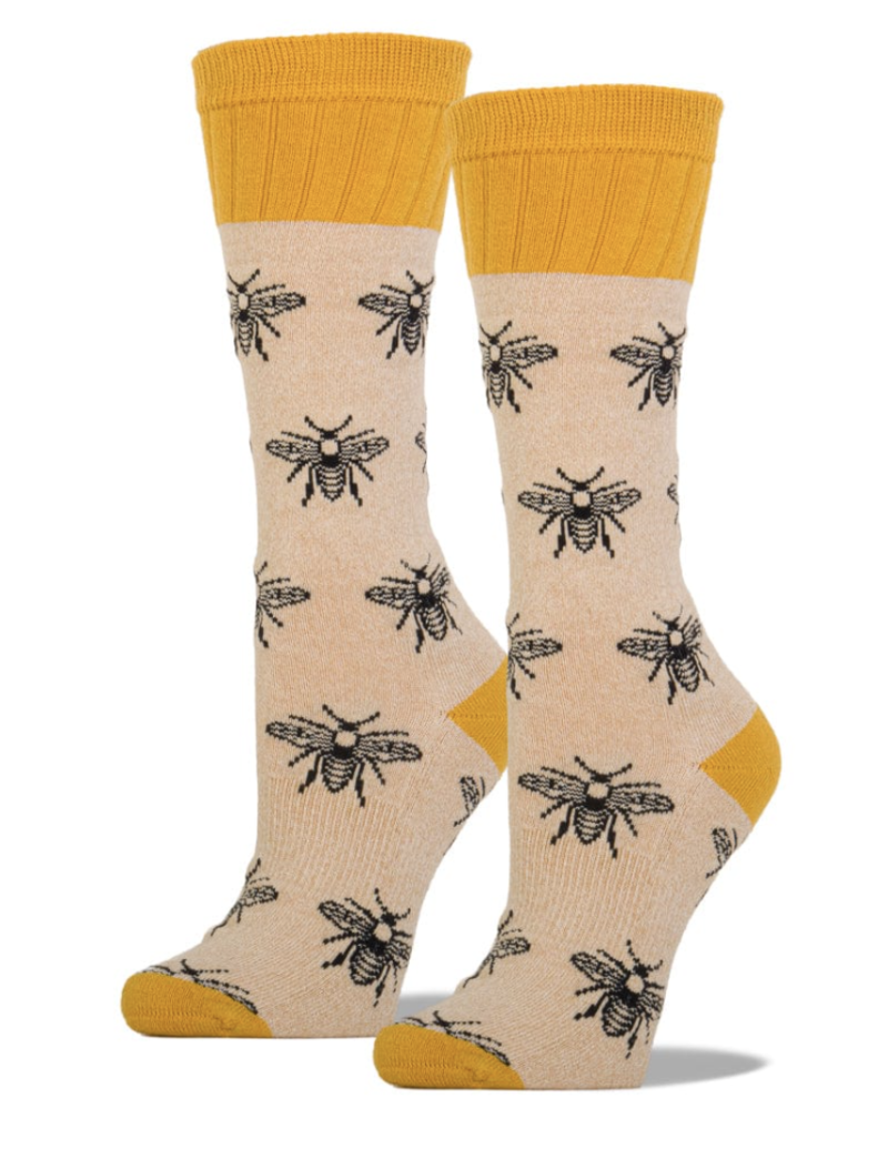 Bee Hiking Socks Women's Crew Sock