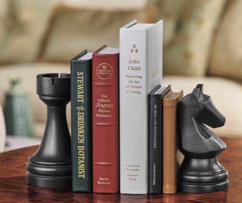 Levenger Chess Piece Bookends