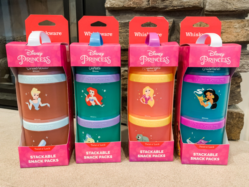 Whiskware Disney Stackable Snack Pack Containers - Mulan