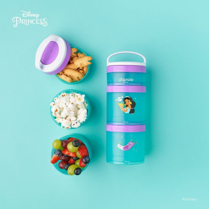 Disney Princess Heroines Join Whiskware's Stackable Snack Pack Collection [+ Giveaway]