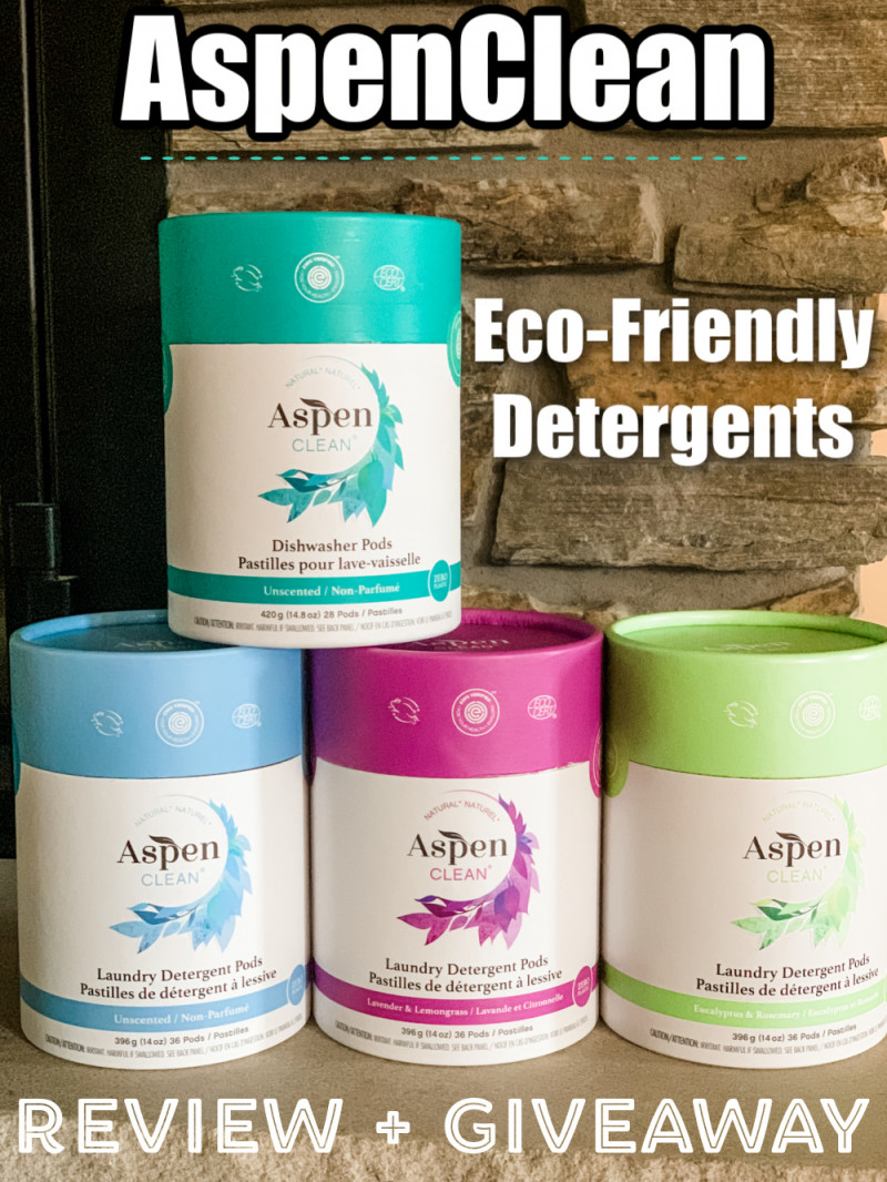 AspenClean Plastic-Free Detergents Now Available (+ Giveaway!)