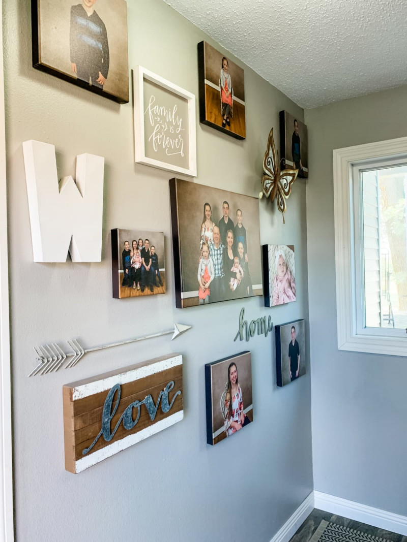 Custom Farmhouse Gallery Wall