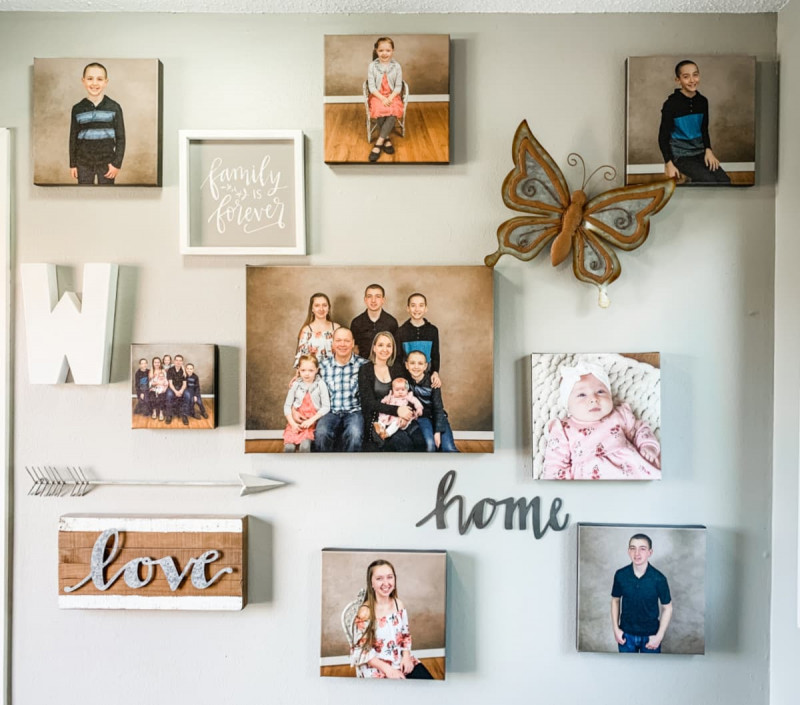 Custom Farmhouse Gallery Wall