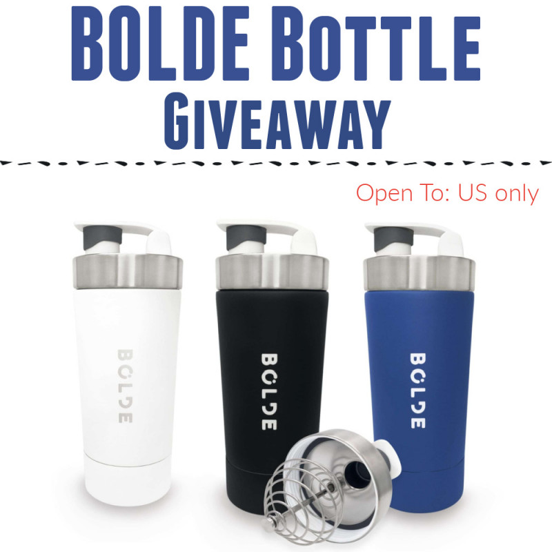  BOLDE Bottle - Top Rated Premium Shaker Bottle Solution (+ Giveaway!)