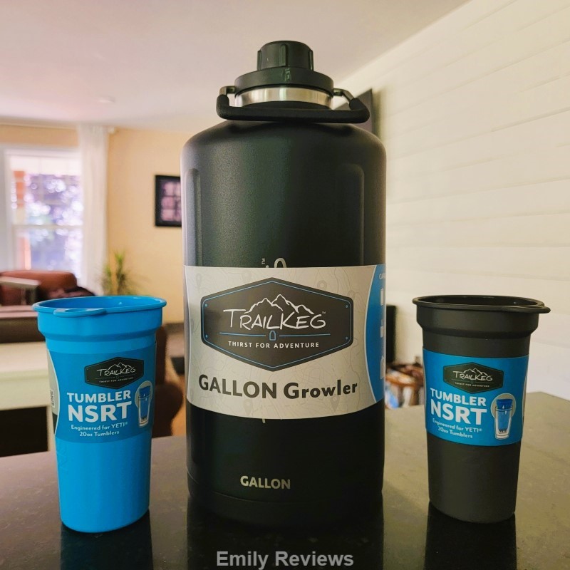 TrailKeg Gallon Growler & 20 OZ YETI® Tumbler NSRT ~ Review & Giveaway US  8/28