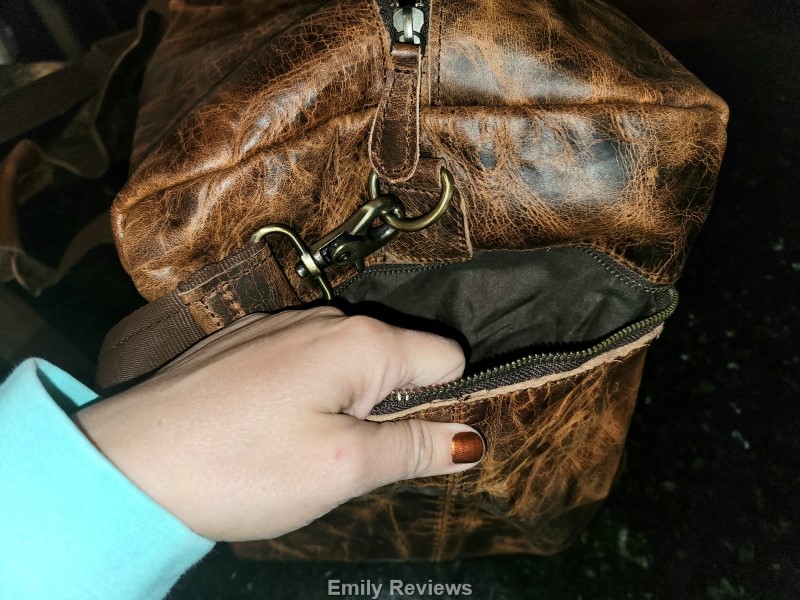 Buffalo Leather, Handmade Bag, Leather Duffle Bag, Travel Bag, Luggage