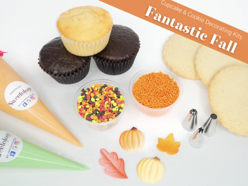 Sweetology Fantastic Fall Cupcake and Cookie Decorating Kit
