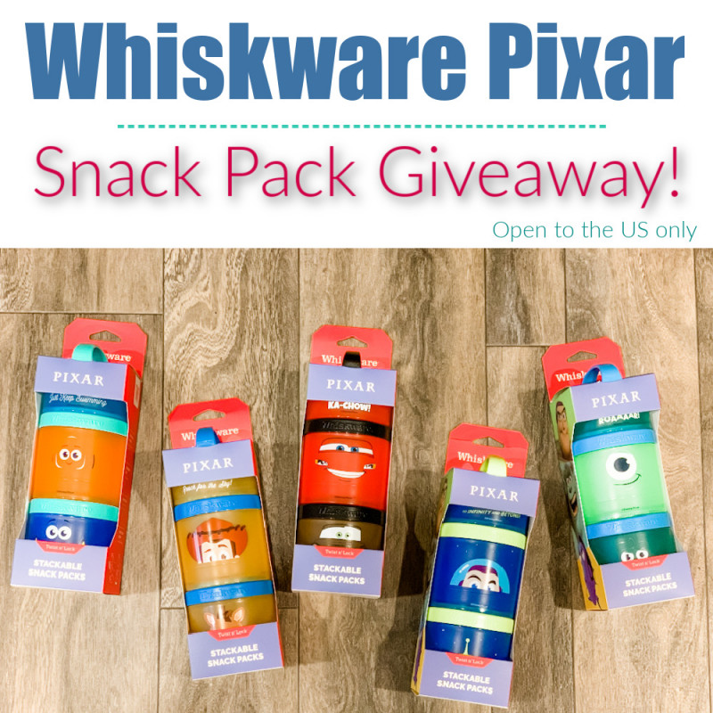Whiskware Stackable Snack Packs Pixar Collection Now Available! (+ Giveaway)