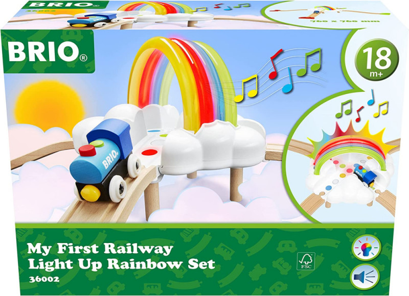 BRIO My First Railway Light Up Rainbow Set (1)