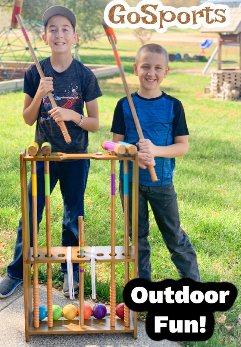 Outdoor Fun With GoSports - Croquet + Light Up Cones