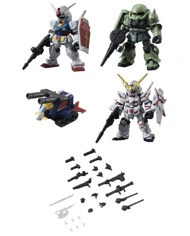 Gashapon Mobile Suit Gundam Mobile Suit Ensemble Part 01 Set