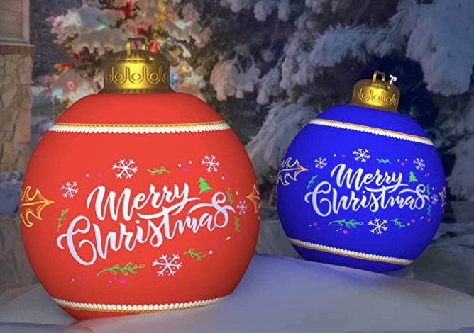 SIMPLEWELL Christmas Inflatables Balls