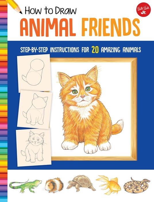 how to draw animal friends