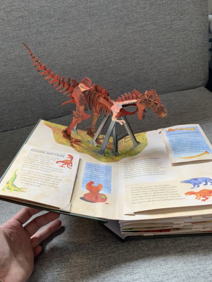 Candlewick prehistoric dinosaur popup