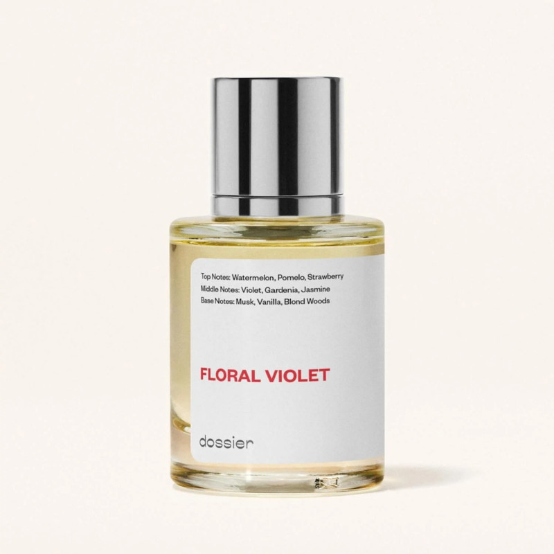 Dossier floral violet