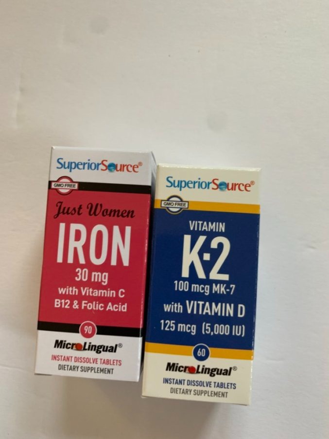 superior source vitamins iron k2