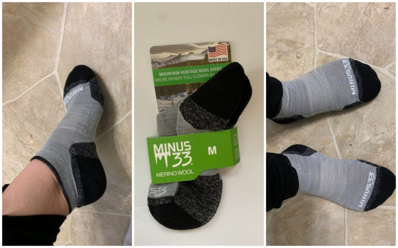 Minus33 full cushion microweight socks
