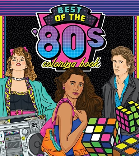 The best of the 80's coloring book