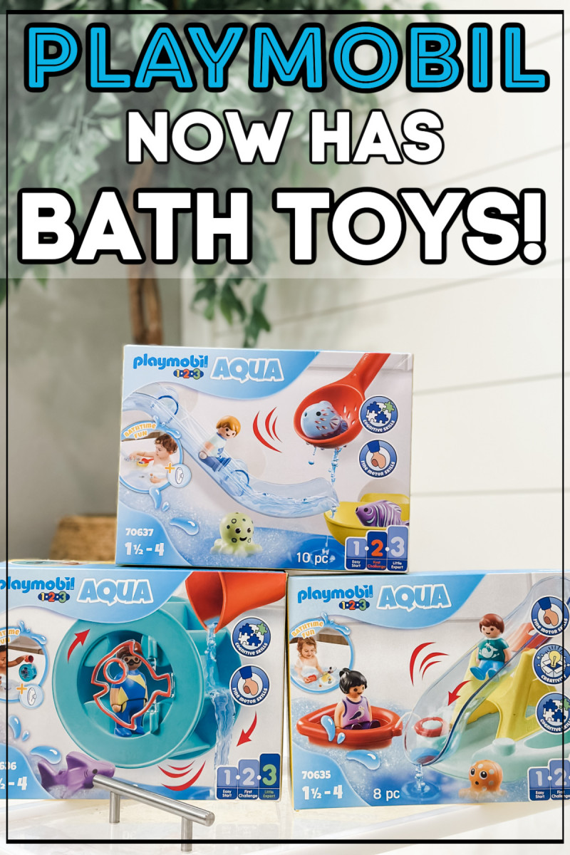 PLAYMOBIL's Toddler Bath Toys Now Available!