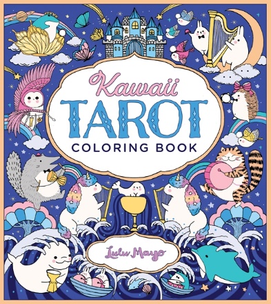 Kawaii tarot coloring book