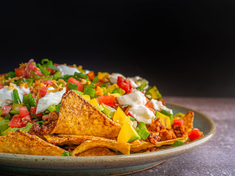 Plate of nachos