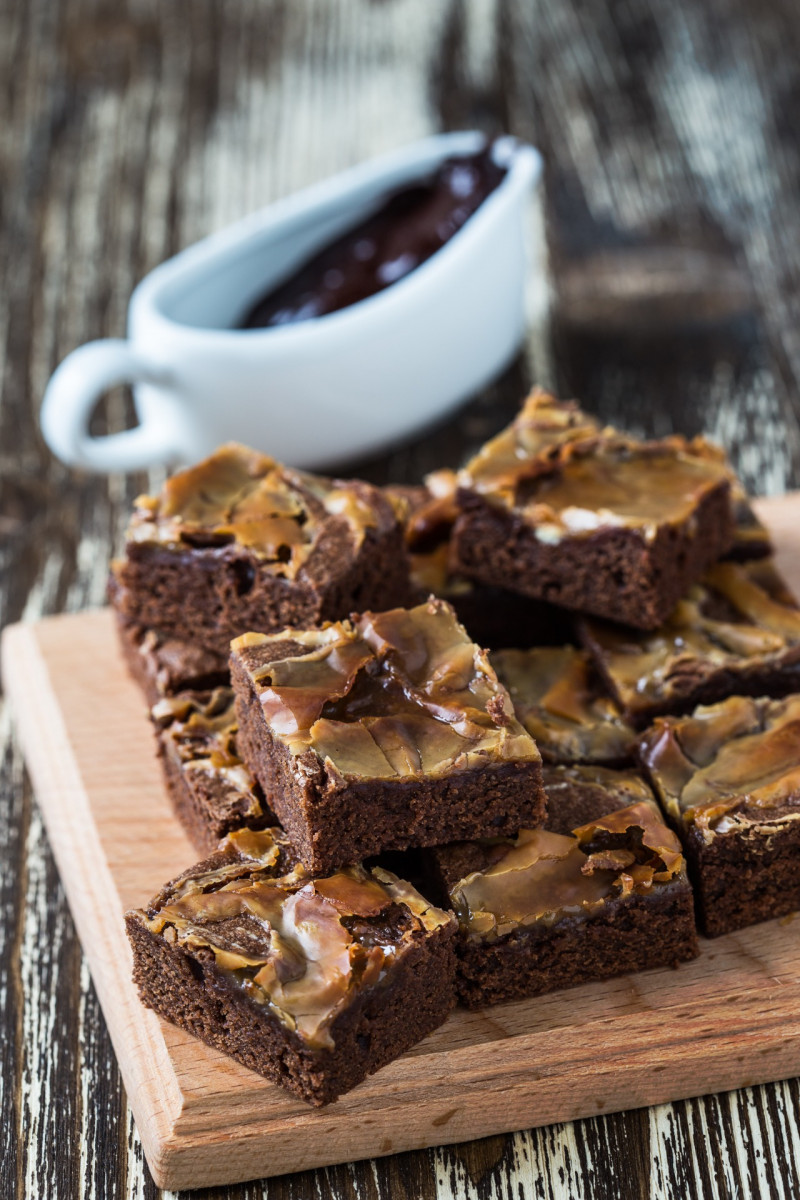 Nutella swirl brownies