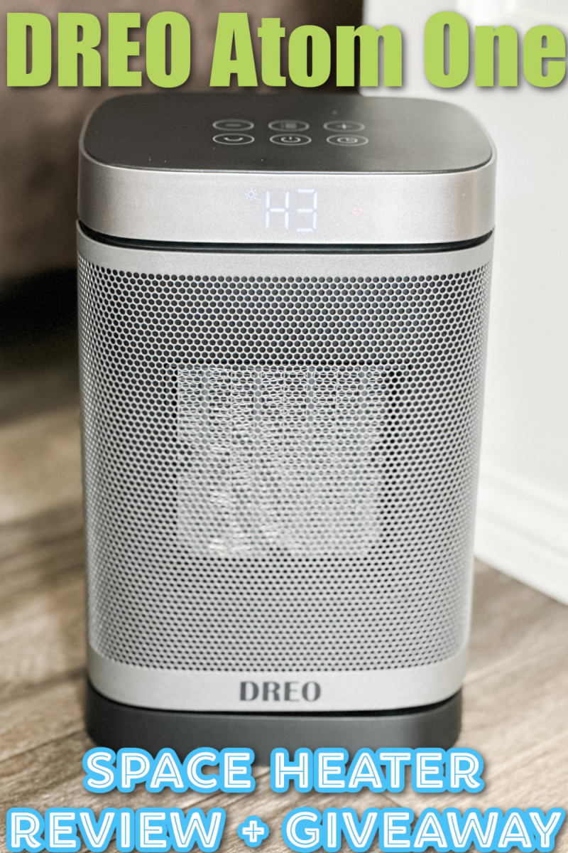 DREO Atom One Space Heater Review + Giveaway