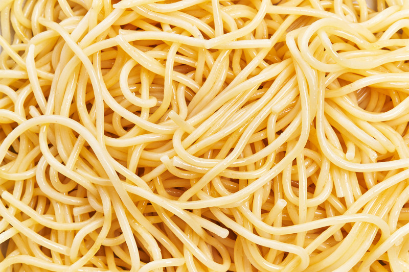 Delicious Italian spaghetti pasta texture