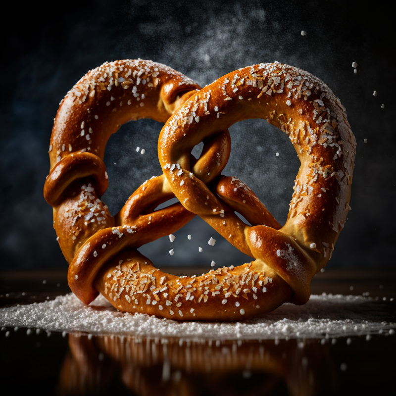 Super salty soft pretzel