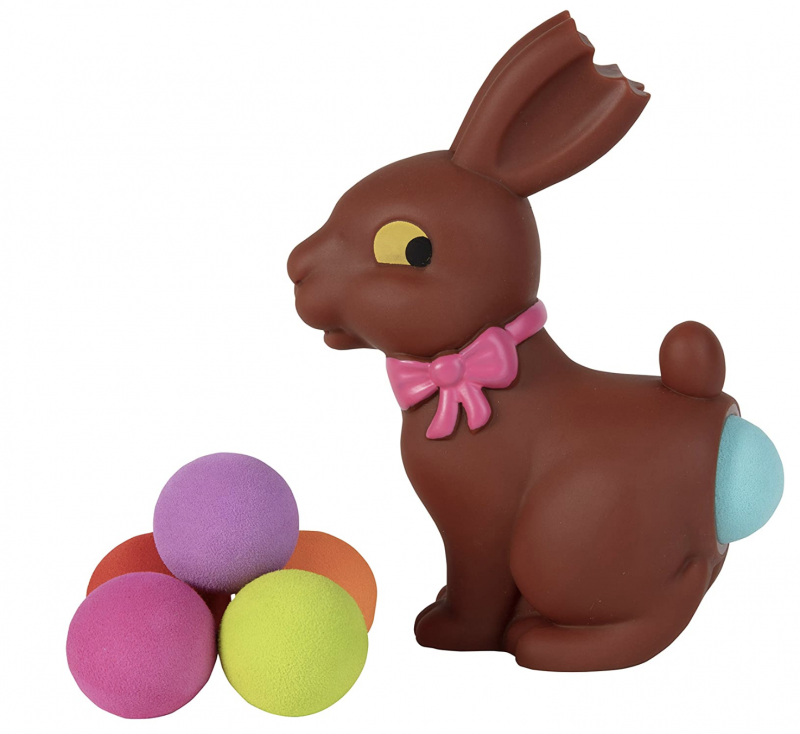 Hog Wild Chocolate Bunny Easter Popper Toy 