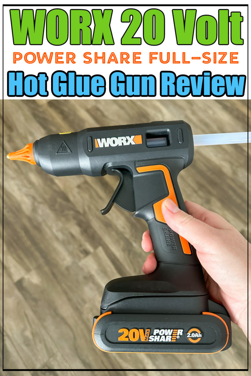 WORX 20V Power Share Full-Size Hot Glue Gun Review