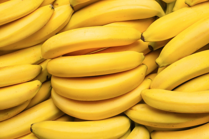 A large amount of bananas