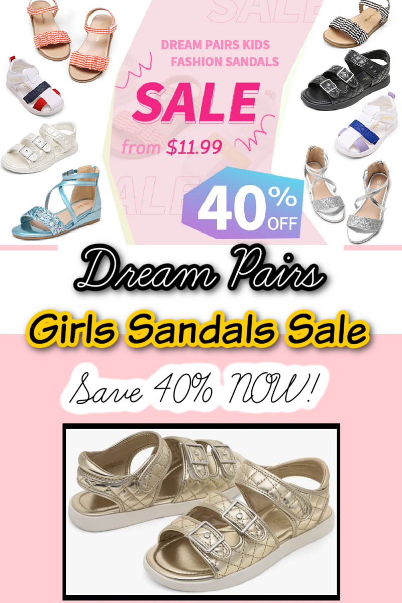 Dream Pairs Kids Deals: 40% Off Kids' Sandals sale