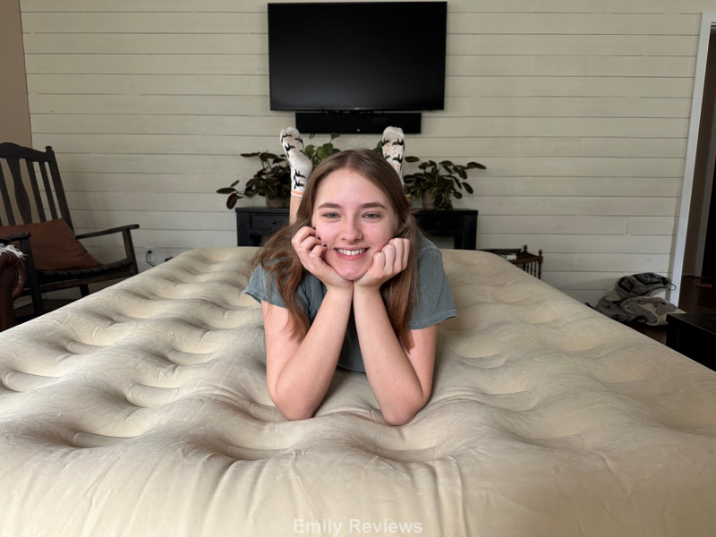 Camping mattress, guest bed, kids sleepover, inflatable air mattress