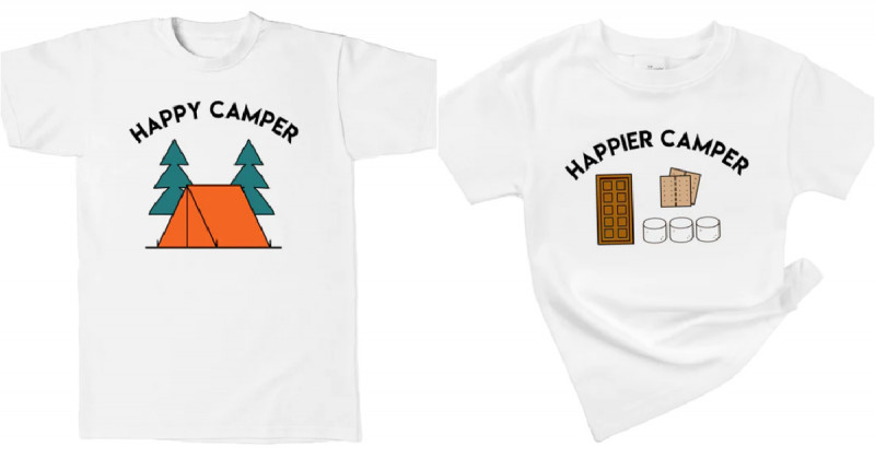 happy camper the spunky stork tee