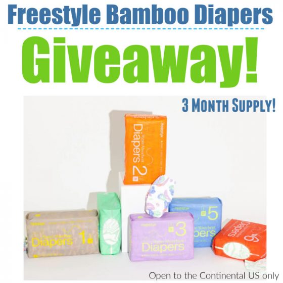 Freestyle Diapers Review, Discount, & Giveaway Chemical Free Diapers