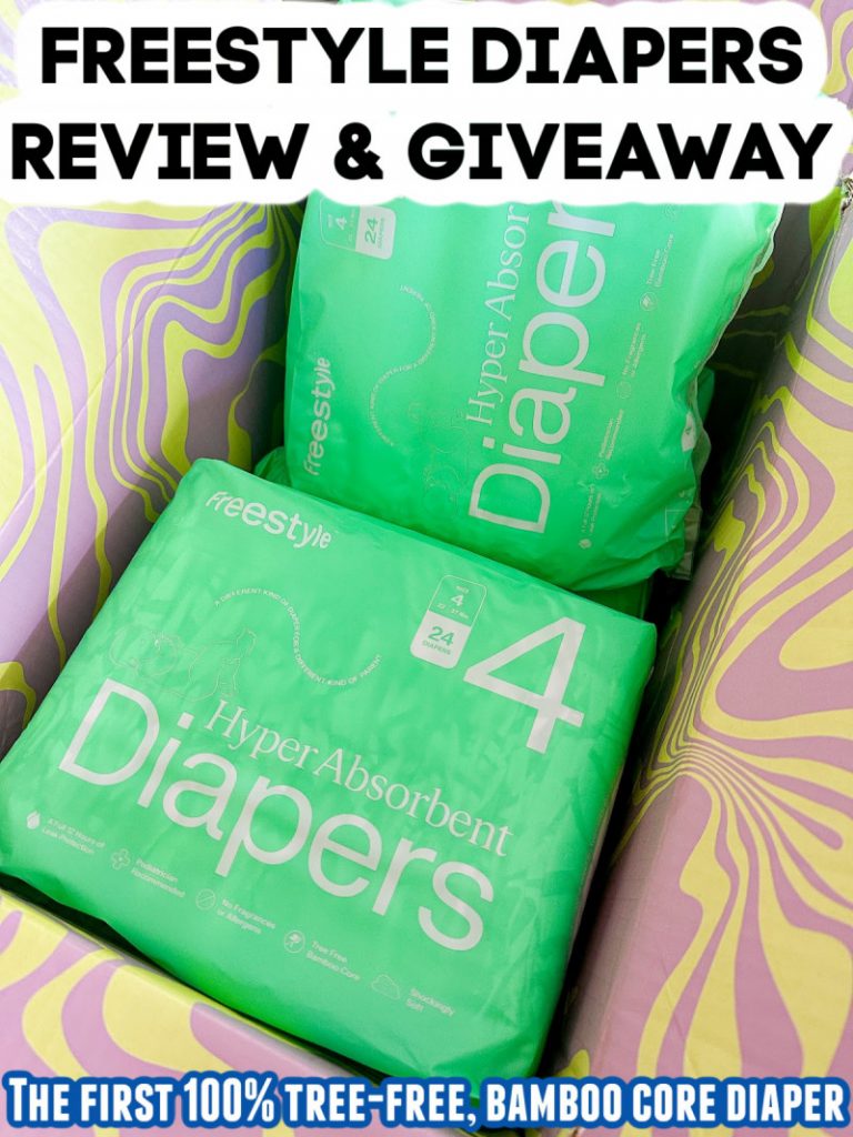 Freestyle Diapers Review, Discount, & Giveaway Chemical Free Diapers
