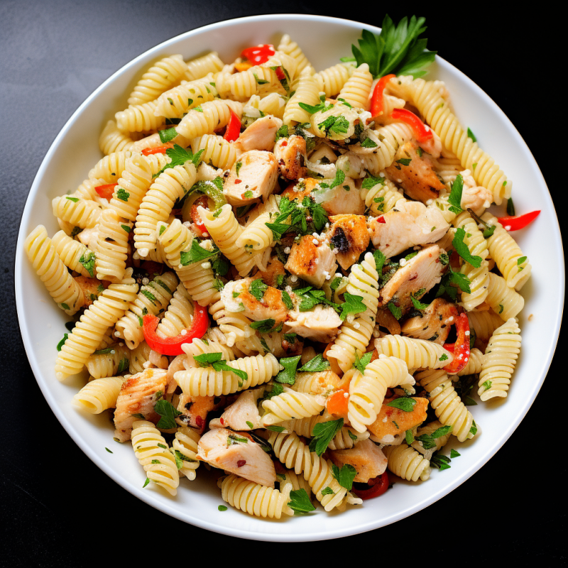 Chicken Piccata Pasta Salad