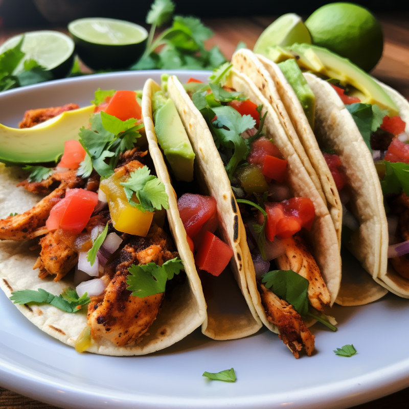 Chicken Tacos al Carbon