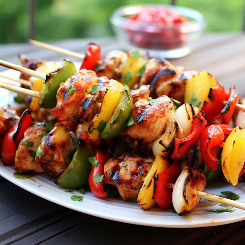 Grilled Chicken Kabobs