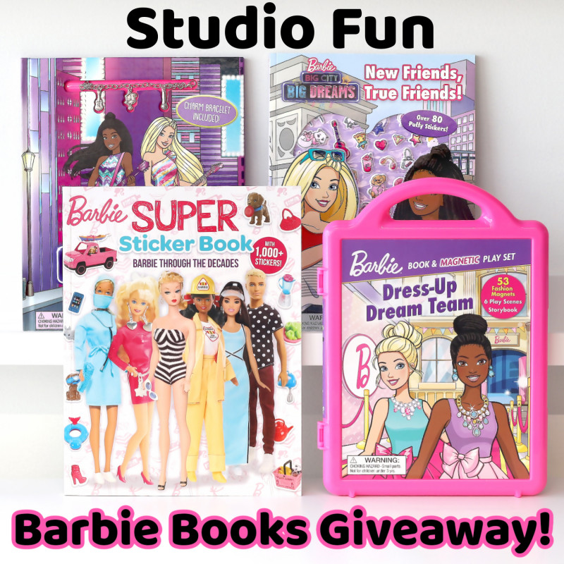Studio Fun International Presents A Variety Of Barbie Books In Anticipation of Barbie Hitting The Big Screen On July 21st (+ Giveaway!)
