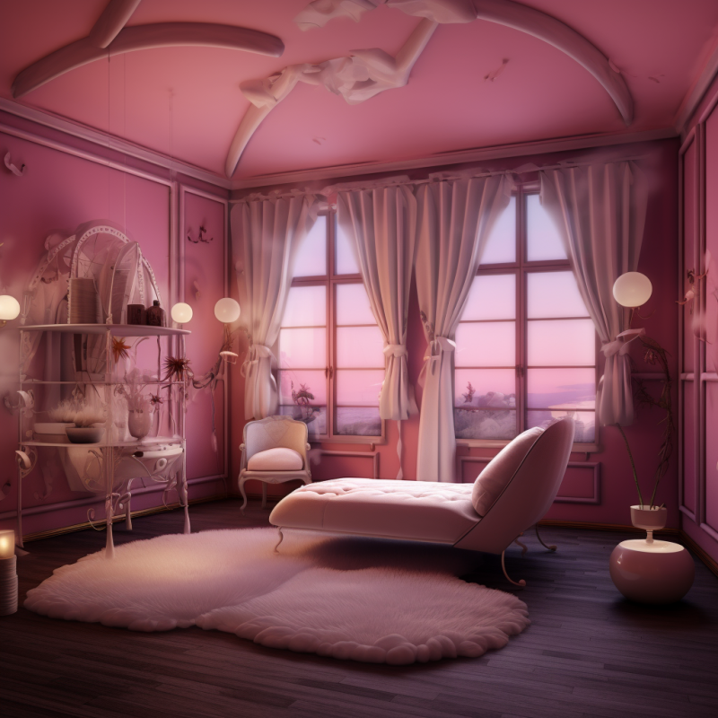 Coquette aesthetic room idea