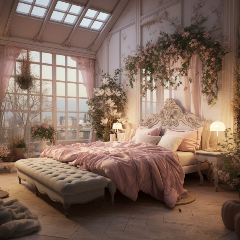 Coquette aesthetic room idea