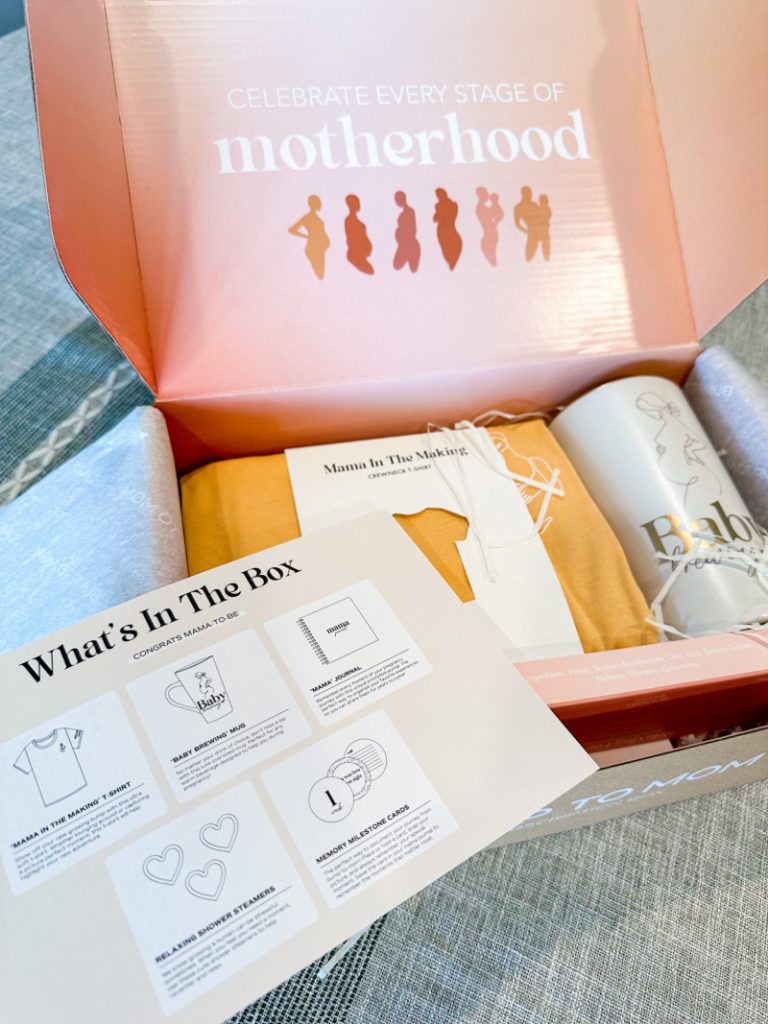 Bump To Mom Box Review A Great Gift For A Mom To Be! Emily Reviews